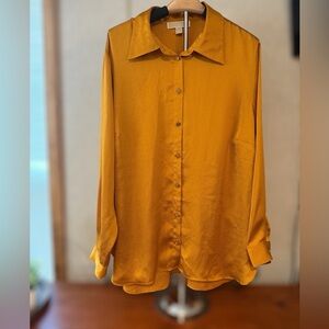 Michael Kors Golden Button-Down Shirt